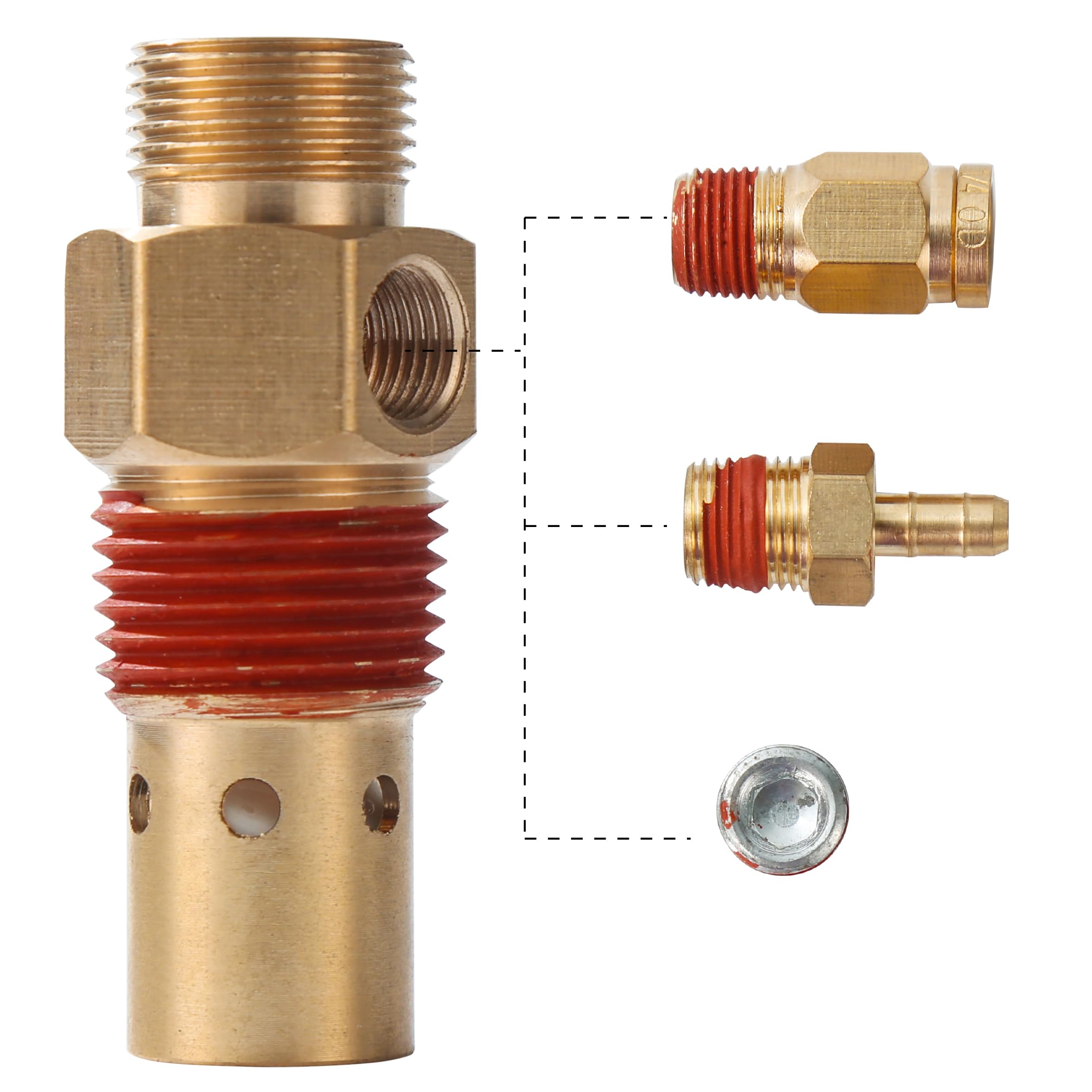 Air Compressor Replacement Parts SUNROAD Brass 11/16